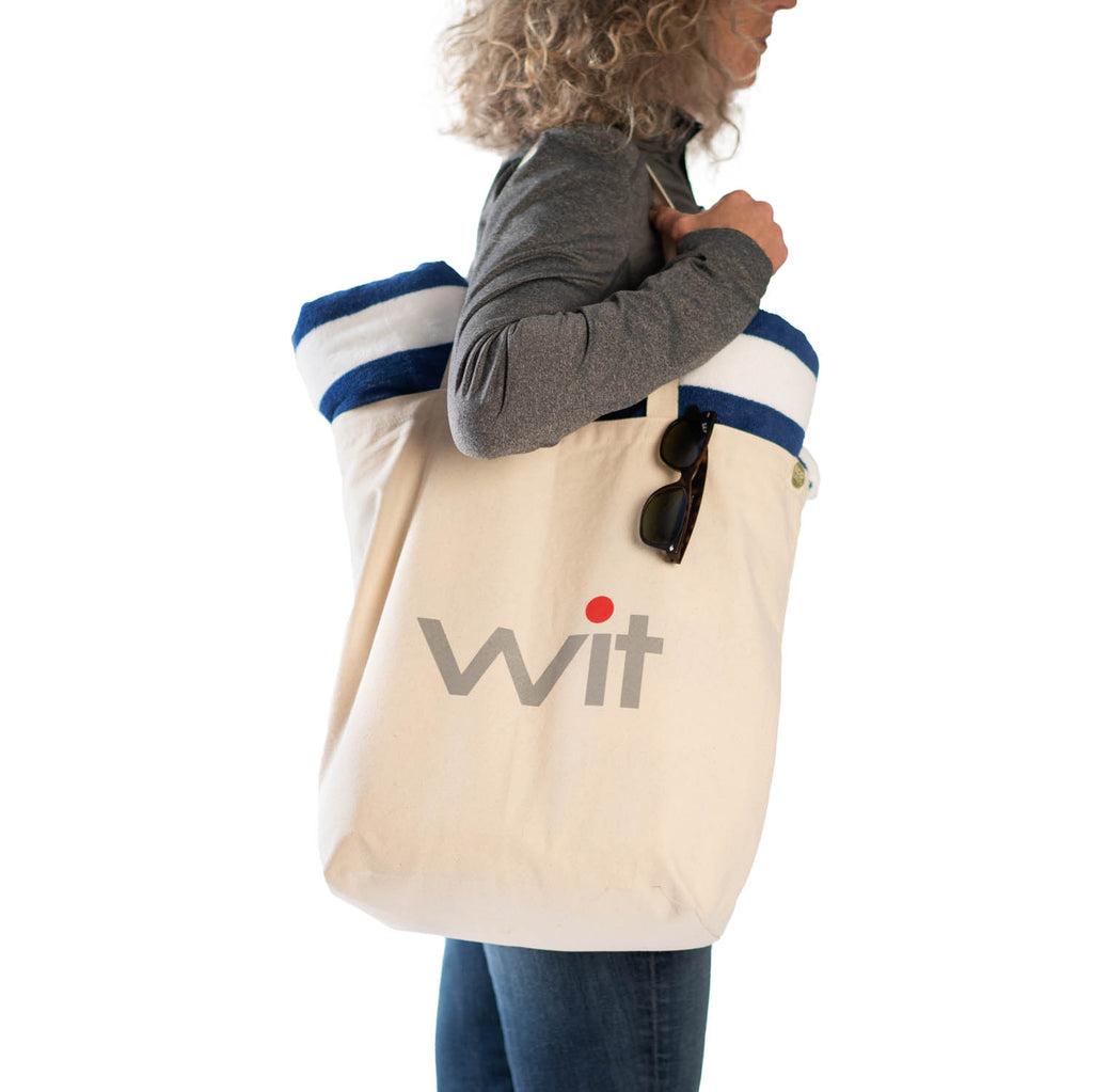 Wit Tote Bag